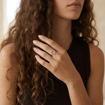 Hexagon Ring Silver, 4 of 8