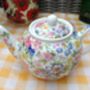 Two Cup Teapot In Mille Flleure Design, thumbnail 2 of 12
