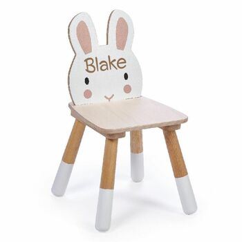 Personalised Forest Rabbit Chair, 2 of 6