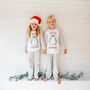 Personalised Penguin Sibling Kids Christmas Pyjamas, thumbnail 3 of 12