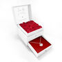 Valentine's Day Red Roses Jewellery Box And Engraved Necklace Gift Set, thumbnail 1 of 3