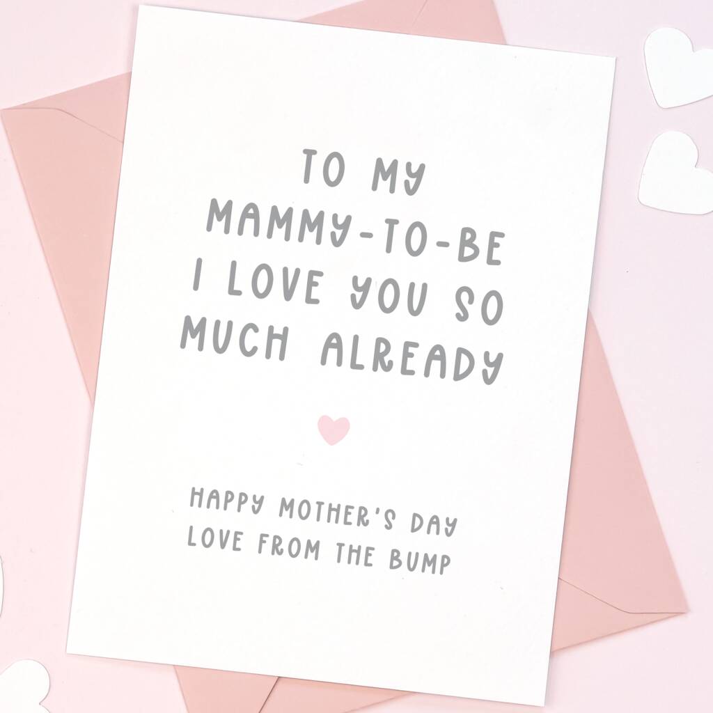 Mammy To Be Mother's Day Card, 1 of 4