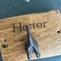 Personalised Barrel Stave Dog Lead Hook, thumbnail 3 of 5