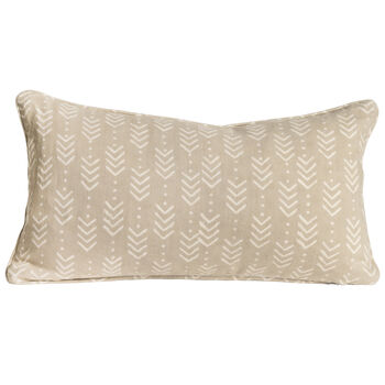 Jiva Natural Embroidered Cushion Cover, 2 of 3
