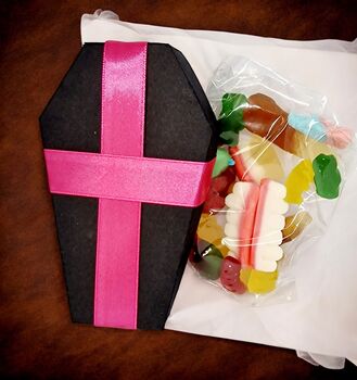 Black Coffin With Pick A Mix Sweets, Halloween Sweets, 7 of 9