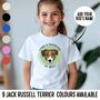 Jack Russell Terrier Kids T Shirt, thumbnail 1 of 8