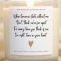 When Tomorrow Starts Without Me Memorial Candle Gift, thumbnail 7 of 9