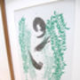 'Otters And Kelp' A Two Colour Art Print, thumbnail 4 of 4