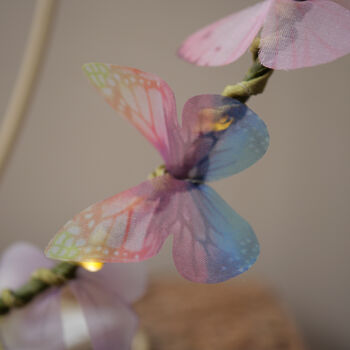 Personalised Butterfly Light Gift For Girl, Christening Gift, 3 of 6