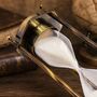 Bronze Hourglass With White Sand And Compass, thumbnail 6 of 7