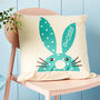 Personalised Bunny Rabbit Childrens Cushion, thumbnail 1 of 3