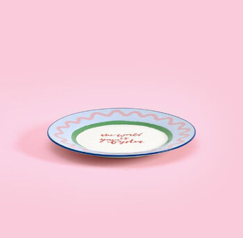 The World Is Your Oyster Side Plate, 2 of 2