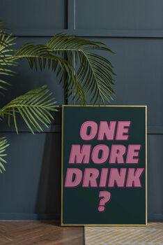 'One More Drink?' Print, 2 of 12