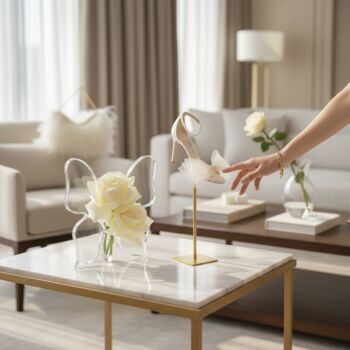 Belle Butterfly Acrylic Vase, 6 of 12