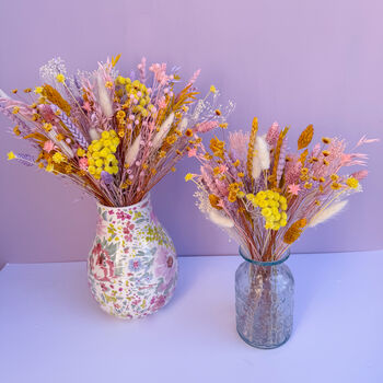 Pastel Dried Flower Arrangement, 9 of 9