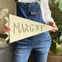Wooden Painted Name Pennant, thumbnail 5 of 6