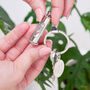 Personalised Sand Timer Hourglass Keyring, thumbnail 1 of 4