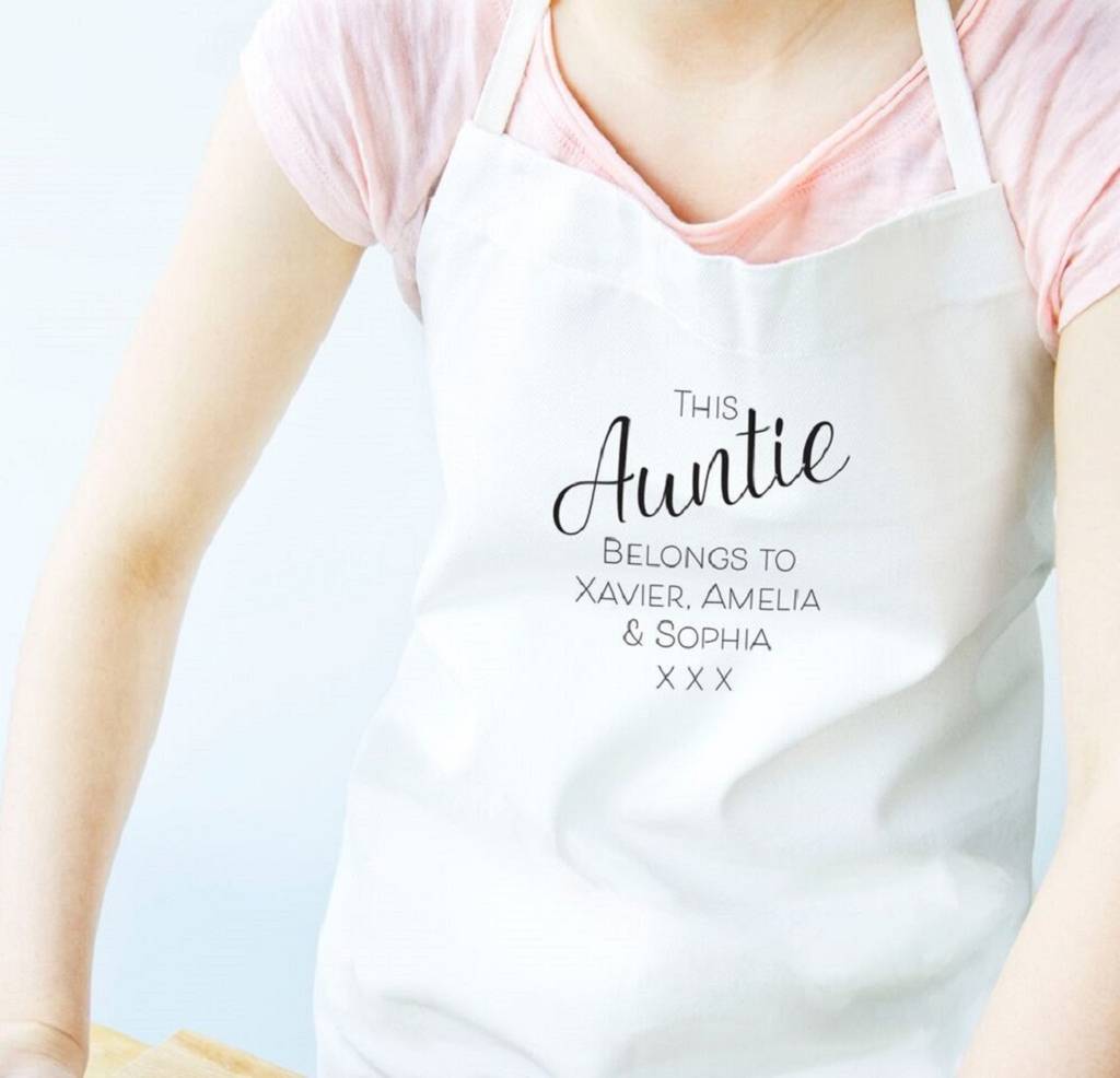 This Aunt Belongs To Personalised Apron By Chips And Sprinkles