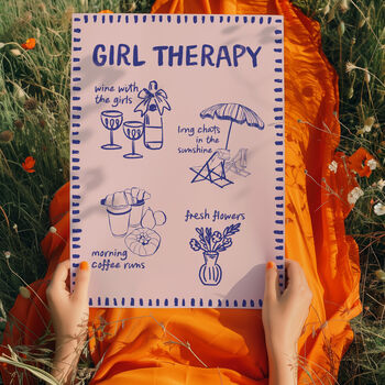 Girl Therapy Print, 4 of 4