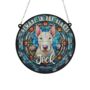 English Bull Terrier Memorial Suncatcher, thumbnail 2 of 6