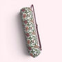 Yoga Mat Bag | White Garden Floral Print, thumbnail 3 of 7