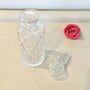 Vintage Decorative Cut Glass Crystal Perfume Bottle ~ 22, thumbnail 3 of 5