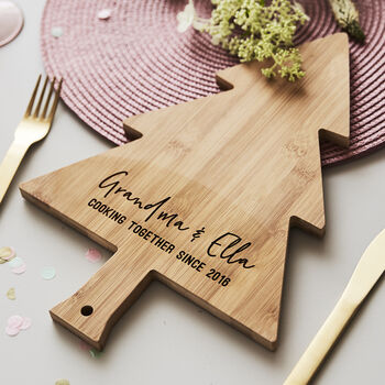 Personalised Wooden Chopping/Cheese Board For Her, 2 of 6