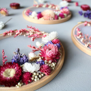 Olga Prinku Dried Floral Embroidery Hoop Kit Luxe, 10 of 11