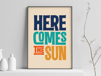 'Here Comes The Sun' Print, 2 of 6
