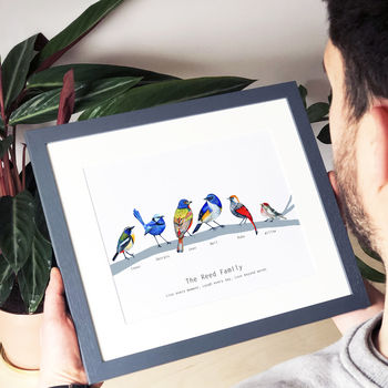 Personalised Family Of Birds Print, 8 of 12