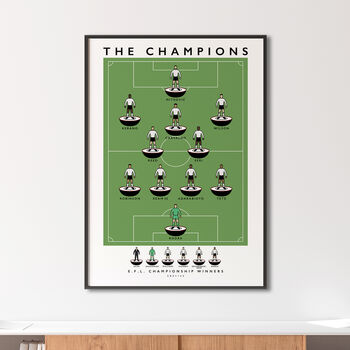 Fulham Fc Champions 21/22 Poster, 3 of 8