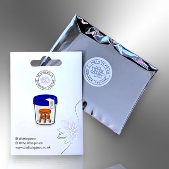 Stool Sample Enamel Lapel Pin Badge, Gift For Doctors, Nurses, Medical Staff And Scientists, 5 of 8