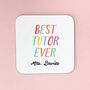 Personalised Best Tutor Mug Colourful, thumbnail 2 of 3