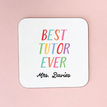 Personalised Best Tutor Mug Colourful, 2 of 3