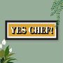 Framed Yes Chef Print, thumbnail 1 of 10