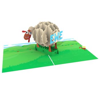 There's No One Quite Like Ewe 3D Pop Up Funny Card, 8 of 8