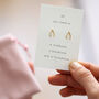 Mini Wishbone 18ct Gold Sterling Silver Studs In A Box, thumbnail 5 of 9