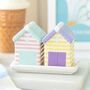 Pastel Beach Hut Salt And Pepper Shakers, thumbnail 1 of 3