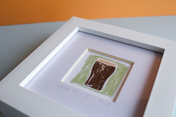 Split The G Mini Art Print, 3 of 8