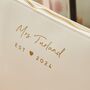 Personalised Large Bridal Cosmetics Bag, thumbnail 2 of 3