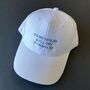 Personalised Slogan Wedding Party Cap, thumbnail 7 of 12