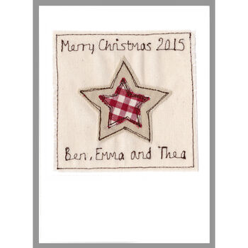 Personalised Star Christmas Card For Him, 11 of 12