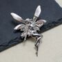 Sterling Silver And Shell Fairy Brooch, thumbnail 1 of 3