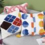 Pattern Colourful Canvas Cushion Covers, thumbnail 1 of 8