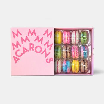 Vegan Signature Macarons Gift Box Of Twelve, 4 of 11