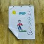 Personalised Golf Towel With Child's Drawing, thumbnail 3 of 8