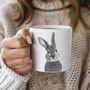 Bunny Bone China Mug, thumbnail 2 of 3