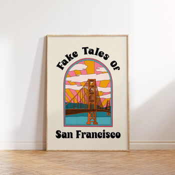 Fake Tales Of San Francisco Music Gift Print, 3 of 3
