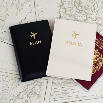 Personalised Gold Couples Passport Holders Set, 3 of 4