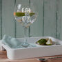 Gym Then Gin Quote Engraved Gin Glass, thumbnail 3 of 4